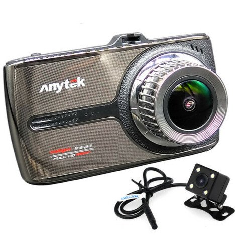 Camera auto DVR iUni Dash 66G, Touchscreen, Display IPS 3.5 inch, Dual Cam, Full HD, WDR, 170 grade,
